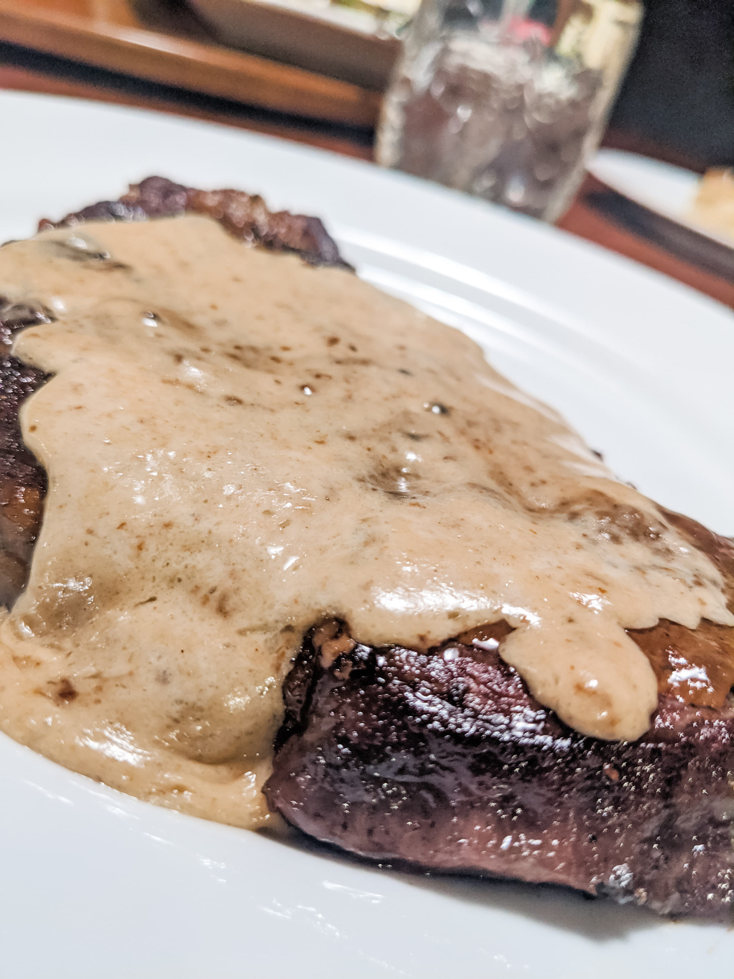 Steak au Poivre Recipe, Alton Brown